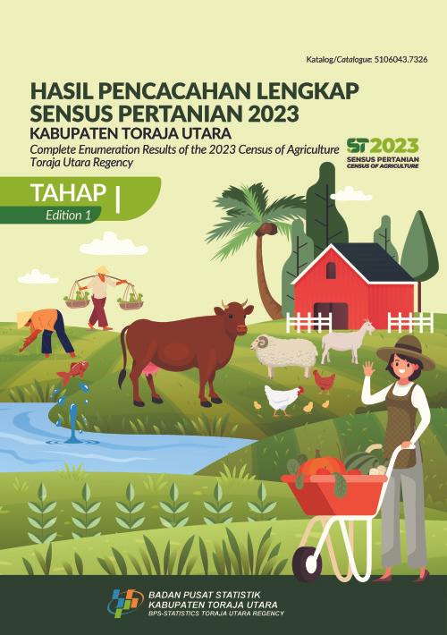 Hasil Pencacahan Lengkap Sensus Pertanian 2023 - Tahap I Kabupaten Toraja Utara